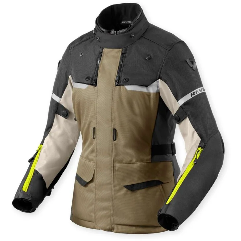 Consegna Rapida Giacca Moto Donna Rev'it Outback 4 H2O Ladies Verde Antracite