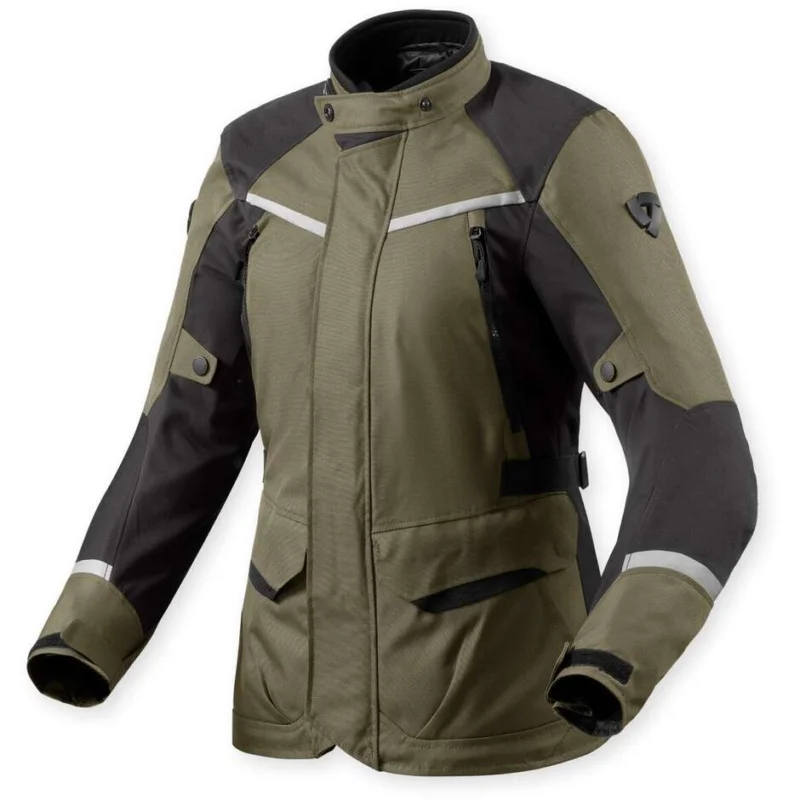 Miglior Prezzo Giacca Moto Donna Rev'it Voltiac 3 H2O Ladies Verde Antracite