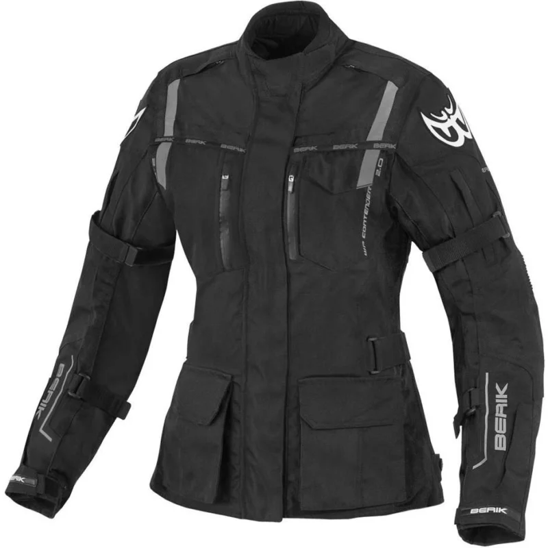 Offerta Del Giorno Giacca Moto Donna Tessuto Berik 2.0 Touring Nj 173321 Lady CE Nero