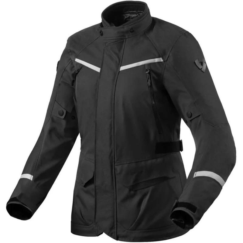 Novità Giacca Moto Donna Touring Rev'it VOLTIAC 3 H2O LADIES Nero Argento