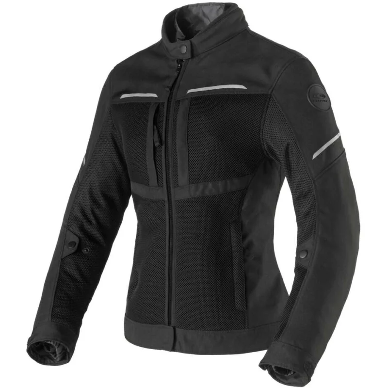 Ordina Subito Giacca Moto Donna Traforata Clover NETSTYLE 3 LADY WP Nero