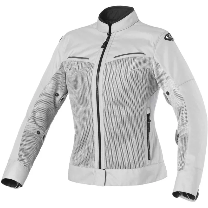 Giacca Moto Donna Traforata Clover TROPICA LADY Grigio Nero Must-Have