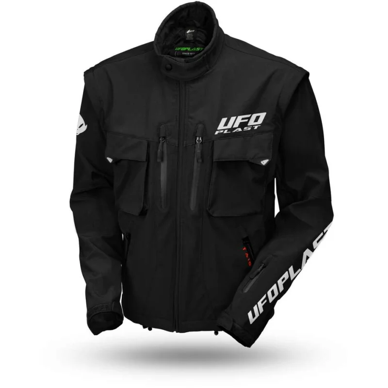 Compra Online Giacca Moto Enduro Ufo TAIGA Nero- Protezioni NON Incluse