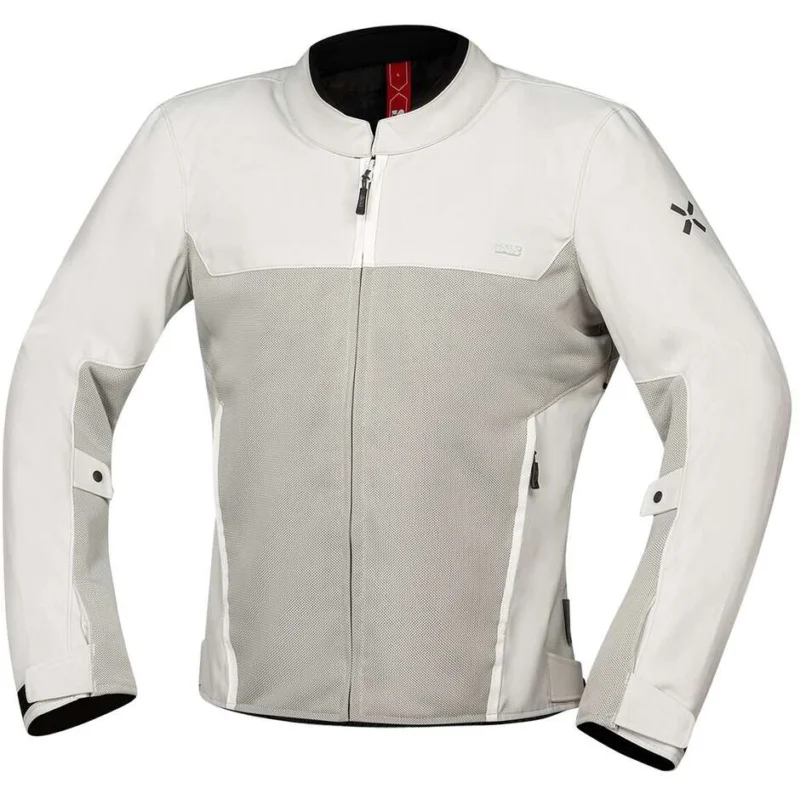 Giacca Moto Esticva Ixs Tour Oxy-Air Grigio Chiaro Popolare