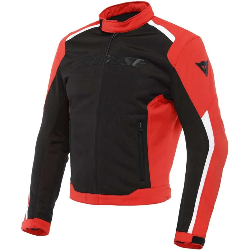 Popolare Giacca Moto Estiva Dainese HYDRAFLUX 2 AIR D-DRY Nero Lava Rosso