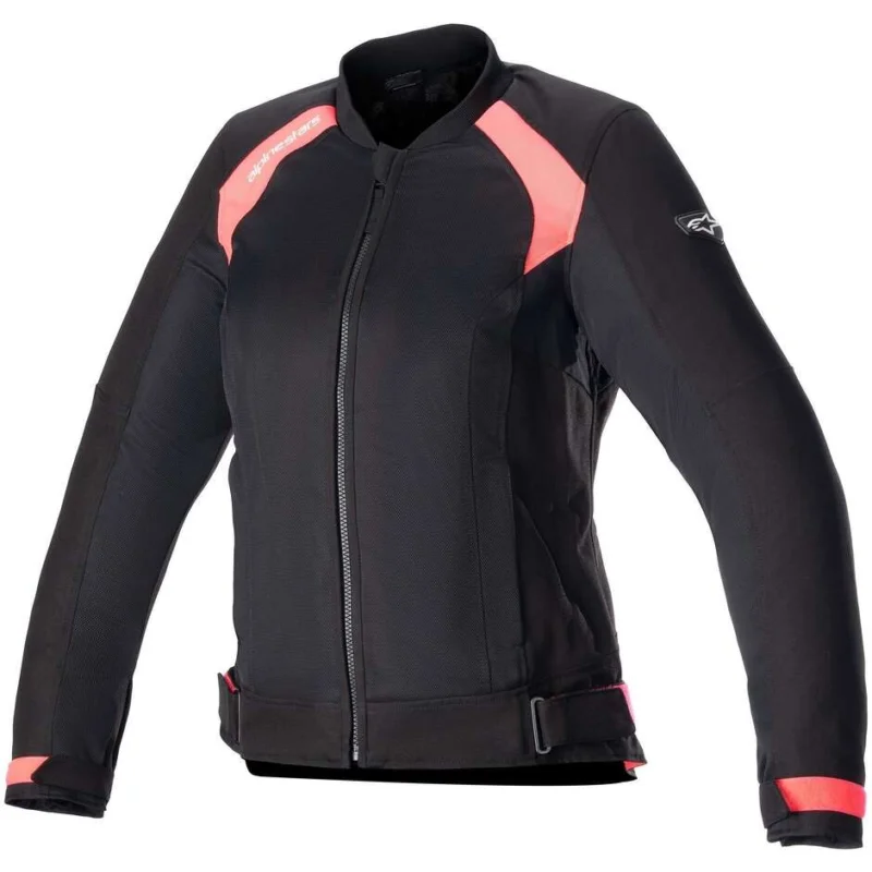 Spedizione Gratuita Giacca Moto Estiva Donna Alpinestars ELOISE V2 AIR Nero Diva Rosa