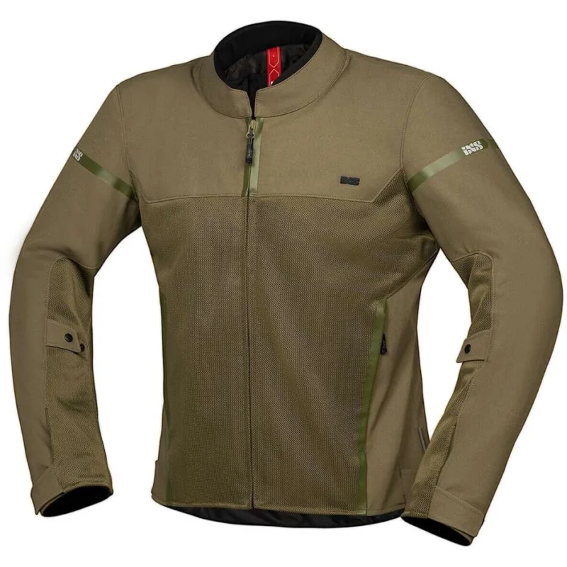 Giacca Moto Estiva Ixs Tour Oxy-Air Verde Oliva Di Tendenza