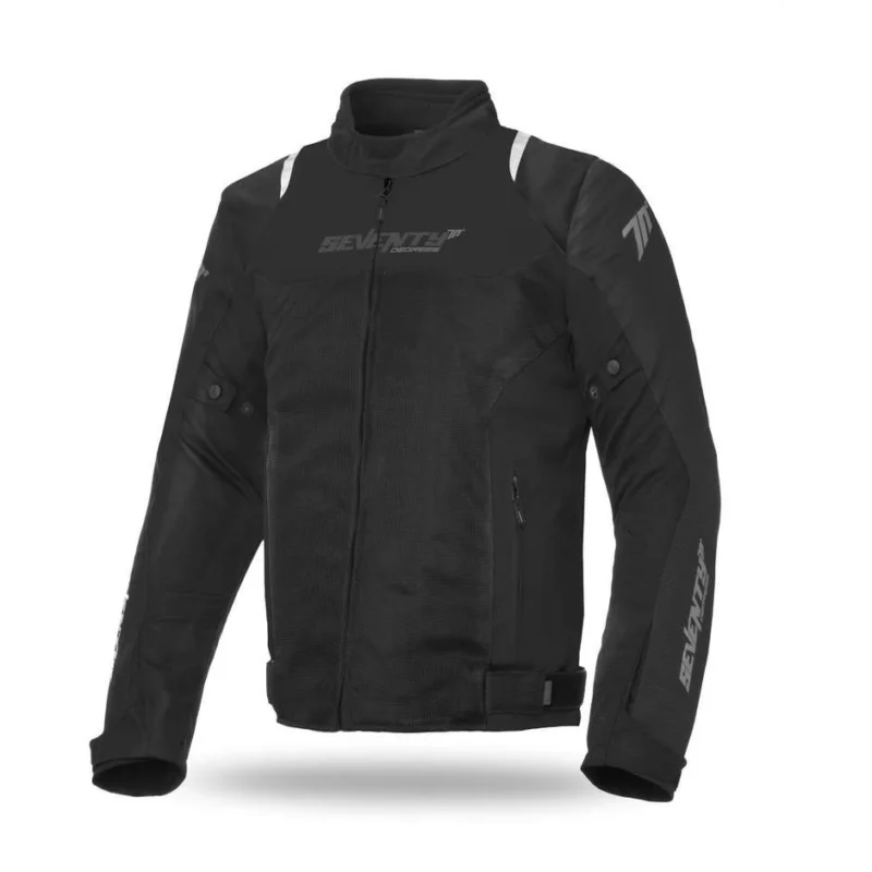 A Buon Prezzo Giacca Moto Estiva Seventy JR48 CE Traforata Nero