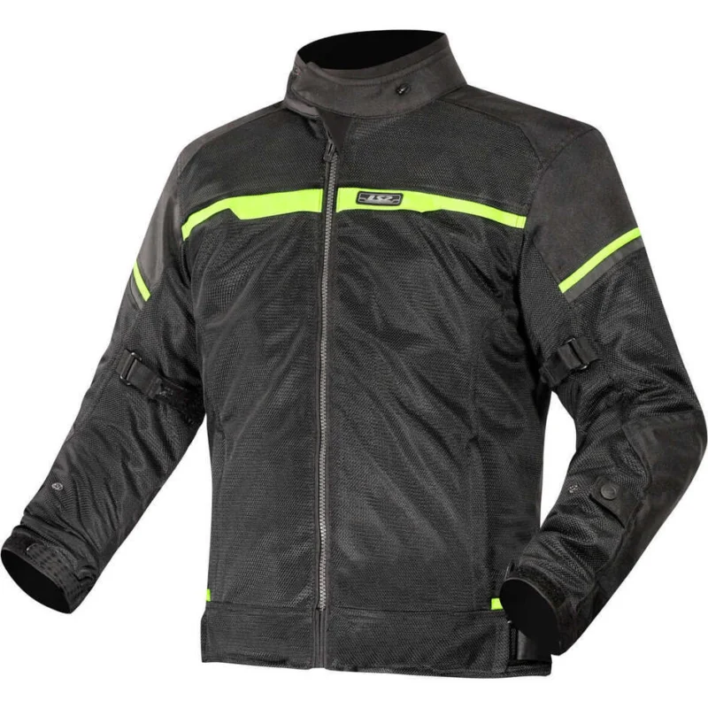 Super Prezzo Giacca Moto Estiva Traforata LS2 RIVA MAN Nero Neon Giallo