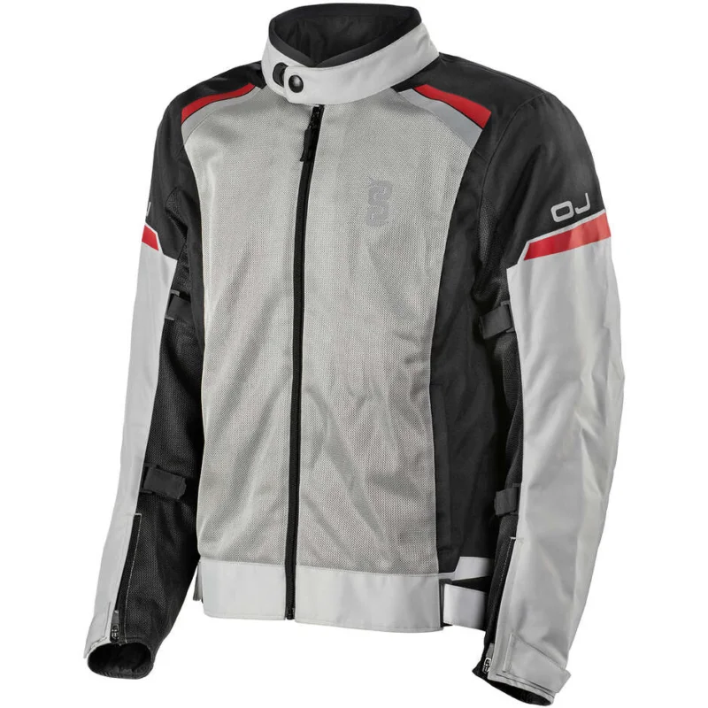 Offerta Giacca Moto Estiva Traforata OJ RACY MAN Grigio