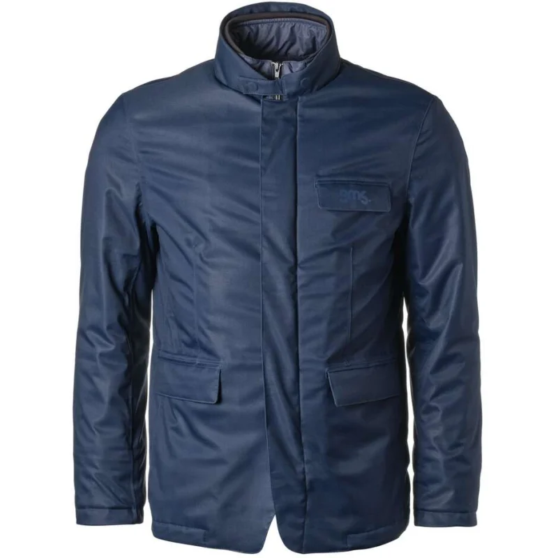 Giacca Moto Gms Capotto Diemer WP Blu Navy Nuova Collezione