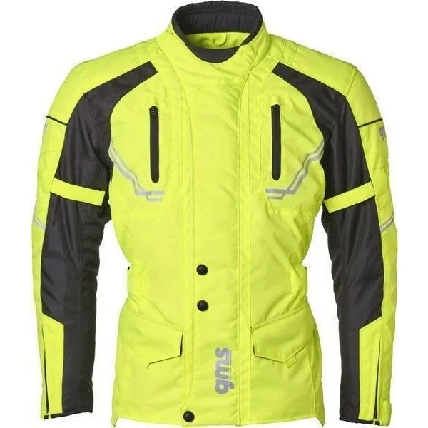 Giacca Moto Gms TAYLOR WP Giallo Fluo Ultimissimo Modello