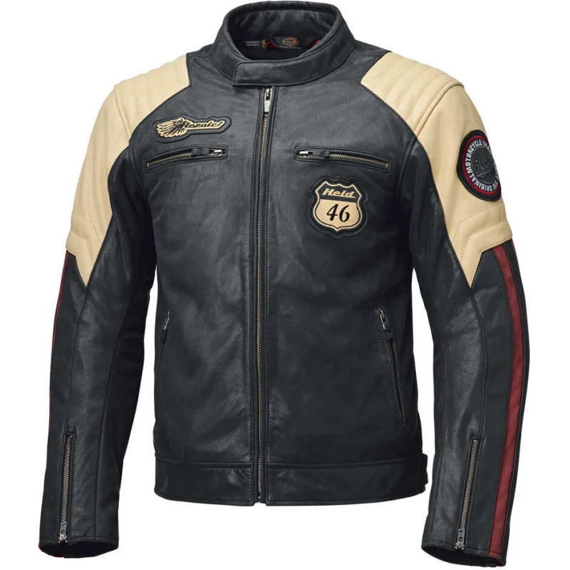 Giacca Moto Held Baker 2 Nero Beige Bordeaux Subito Disponibile