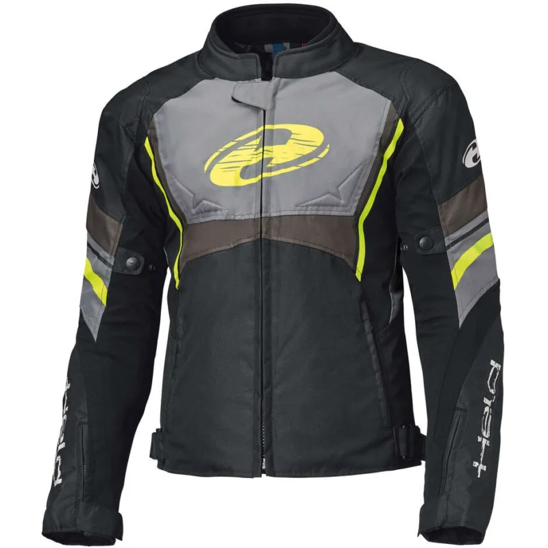 Giacca Moto Held Baxley Top Nero Giallo Fluo Grigio Esclusivo
