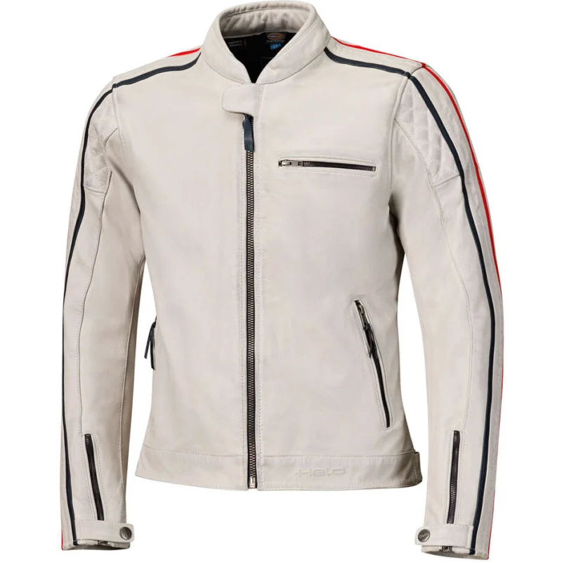 Giacca Moto Held Brixham Grigio Rosso Di Tendenza