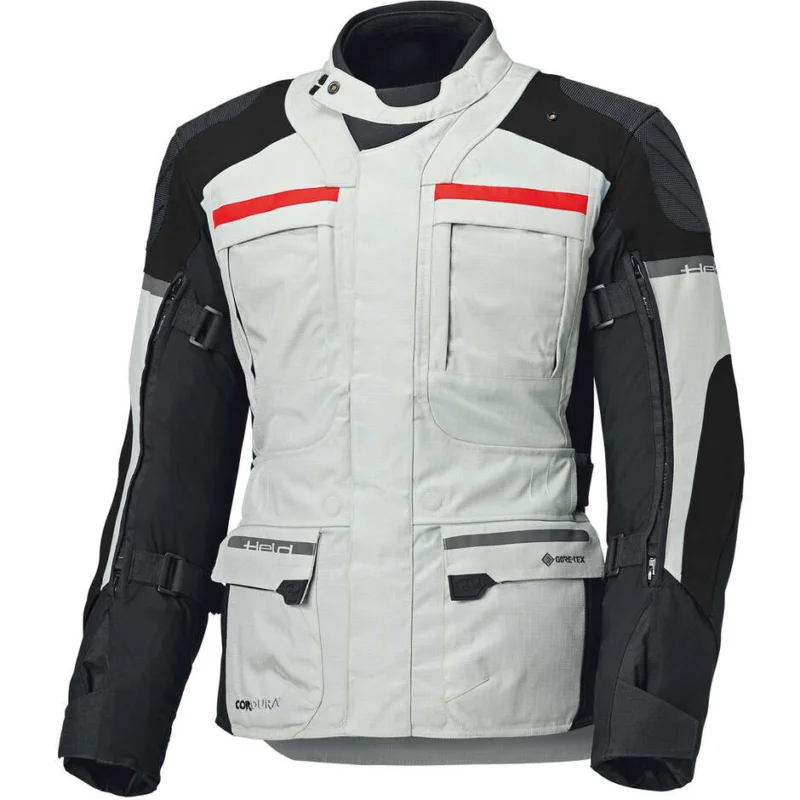Spedito Oggi Giacca Moto Held Carese 3 Top Grigio Nero