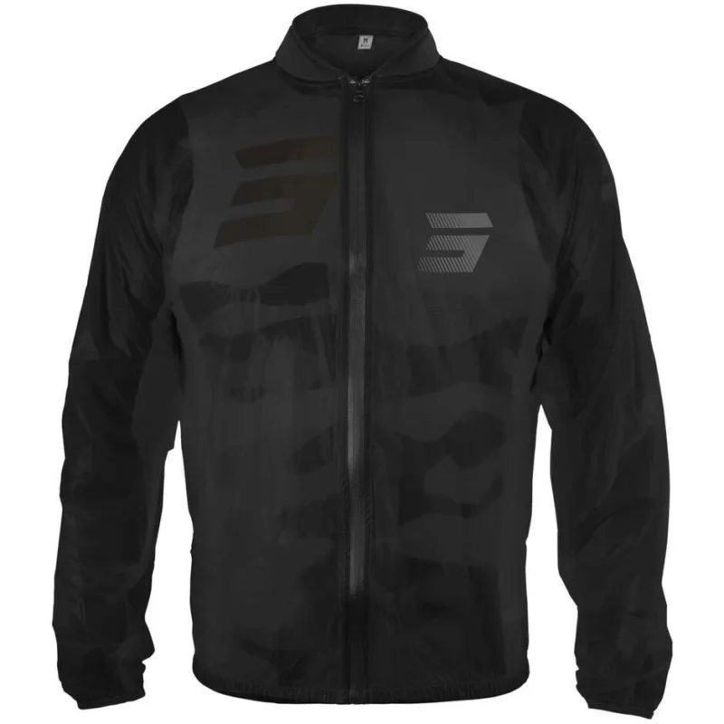 Prezzo Ridotto Giacca Moto Impermeabile Shot STRETCHABLE WINDBREAKER Nero