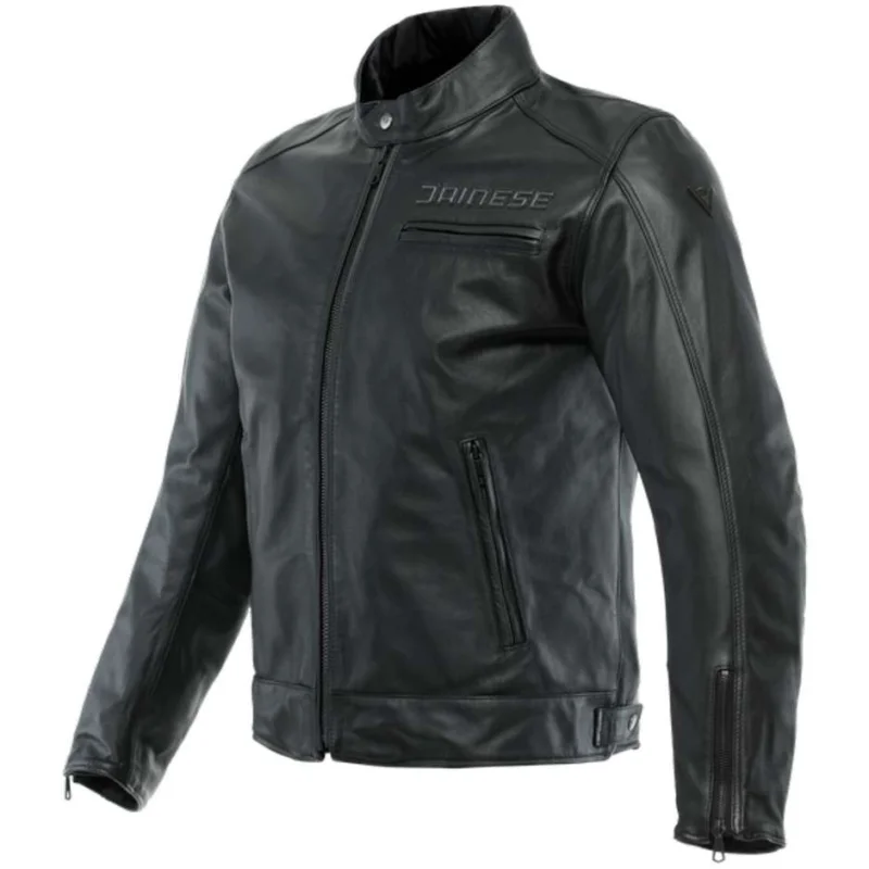 Soddisfatti O Rimborsati Giacca Moto in Pelle Custom Dainese ZAURAX Nero