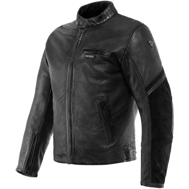 Ultimissimo Modello Giacca Moto in Pelle Dainese MERAK Nero