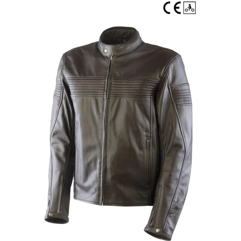 Compra Oggi Stesso Giacca Moto In Pelle Oj Atmosfere J2233 CENTURY MAN Brown
