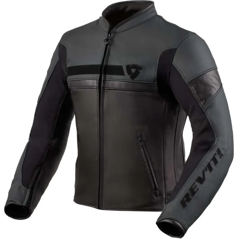 Offerta Del Giorno Giacca Moto in Pelle Rev'it MILE Nero