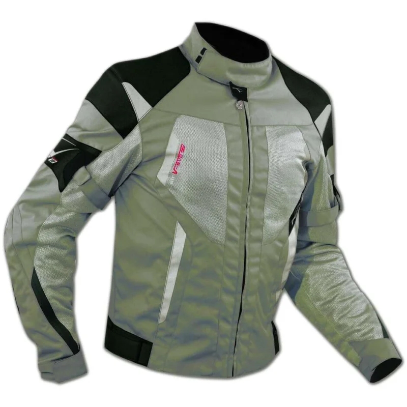 Offerta Giacca Moto In Tessuto A-Pro Estivo Traforato Scirocco Con Menbrana Estraibile Grey