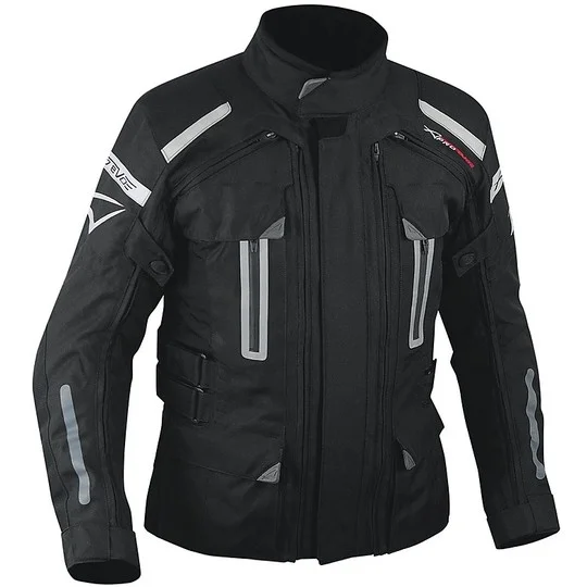 Giacca Moto In Tessuto A-Pro Evo 4 Stagioni Turatek Black Nuovo Arrivo