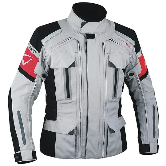 Giacca Moto In Tessuto A-Pro Evo 4 Stagioni Turatek Grey Super Prezzo