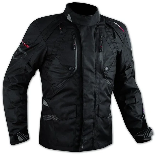 Offerta Speciale Giacca Moto In Tessuto A-Pro Globe Touring Evo Nero