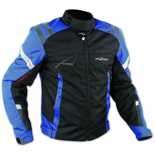 Giacca Moto In Tessuto A-Pro GTS Sport Touring Blu Acquista Ora