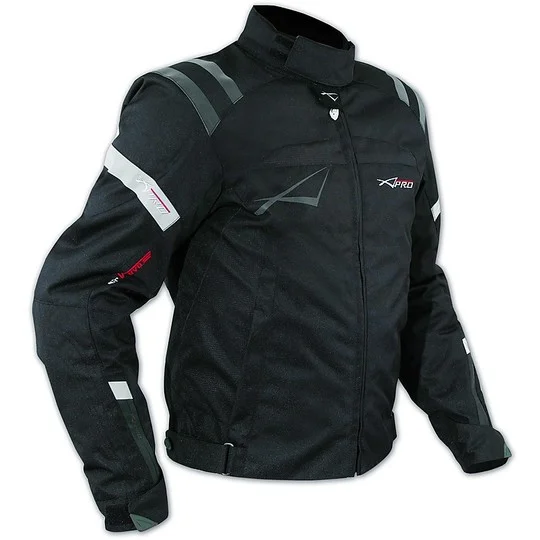 Giacca Moto In Tessuto A-Pro GTS Sport Touring Nero Promo Stagionale