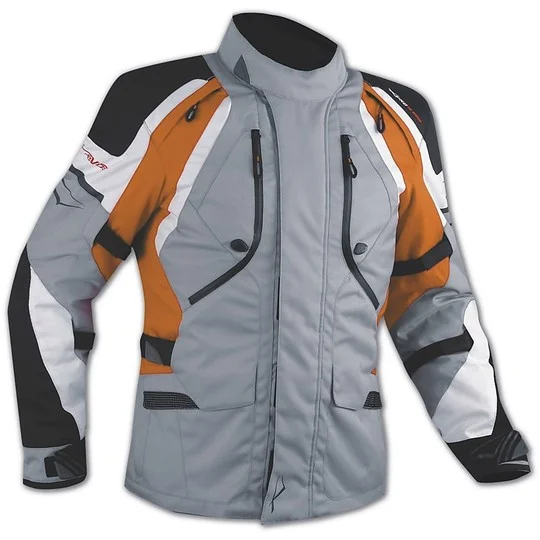 Scelto Dai Clienti Giacca Moto In Tessuto A-Pro Special Touring Evo Grigio/Arancio