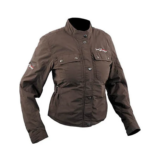 Giacca Moto In Tessuto A-Pro Sport City Divina Lady Marrone Promozione