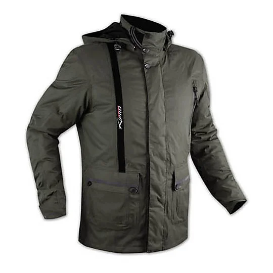 Direttamente Dal Produttore Giacca Moto In Tessuto A-Pro Sport City Oslo Green