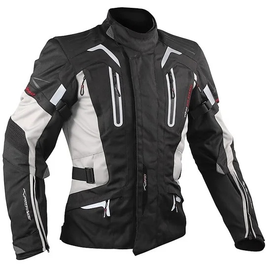 Giacca Moto In Tessuto A-Pro Tesla Top Evo Impermeabile Grey Prezzo Ridotto