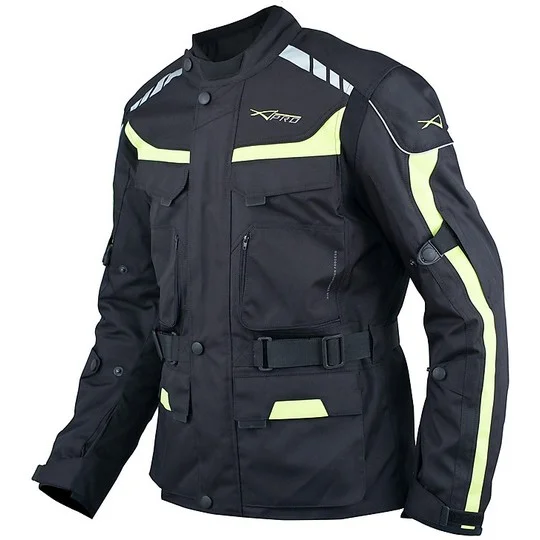 Giacca Moto In Tessuto A-Pro Touring Water Exhaust Fluo Compra Oggi Stesso