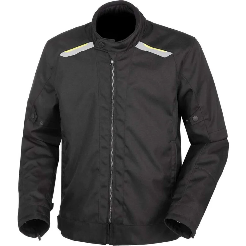 Giacca Moto In Tessuto Certificata Tucano Urbano 8187mf201 TEXWORK Nero Giallo Fluo Promo Stagionale