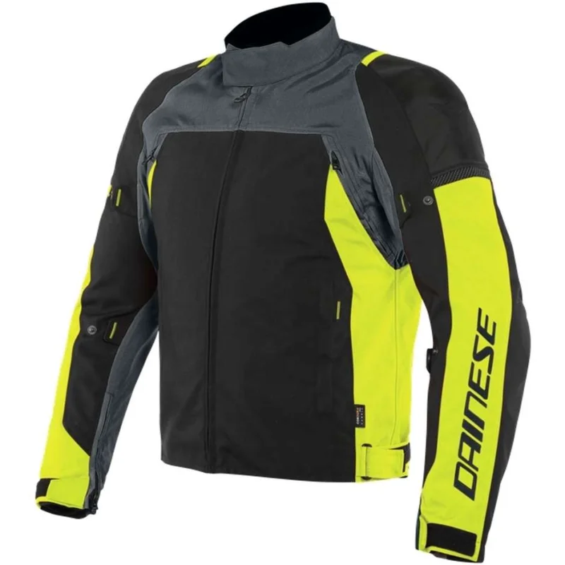 Giacca Moto In Tessuto Dainese SPEED MASTER D-DRY Nero Giallo Fuo Consegna Rapida