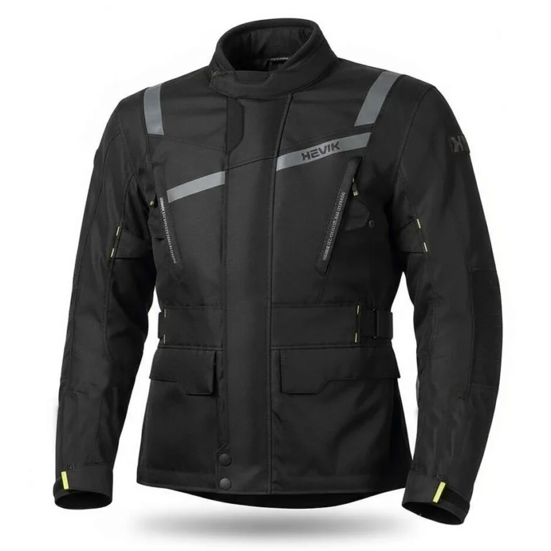 Giacca Moto In Tessuto Hevik Touring STELVIO LIGHT Nero Affare