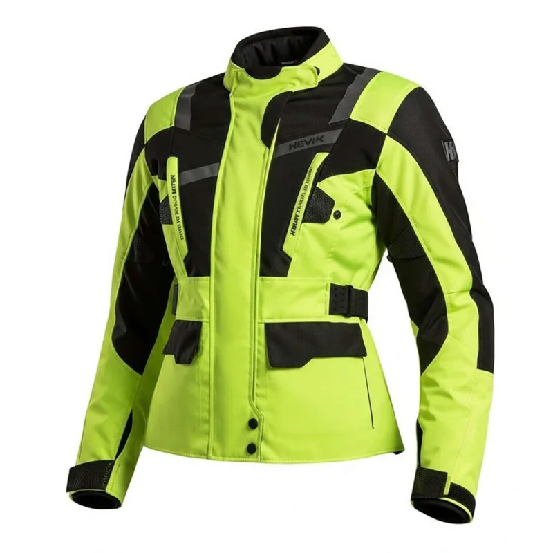 Compra Oggi Stesso Giacca Moto In Tessuto Hevik Touring STELVIO LIMITED Lady Triplo Strato Giallo Nero