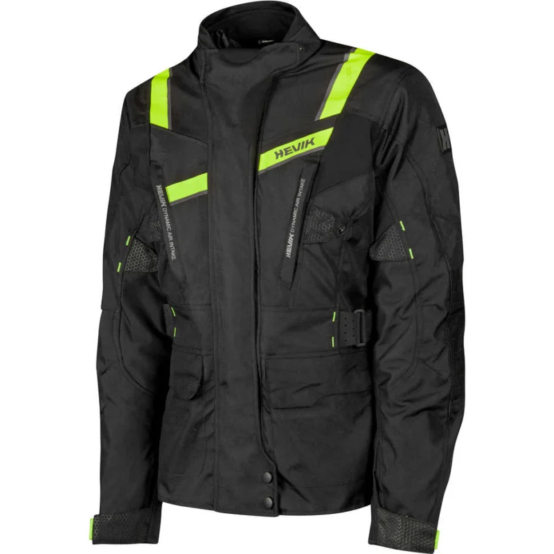 Bestseller Giacca Moto In Tessuto Hevik Touring STELVIO LIMITED Lady Triplo Strato Nero