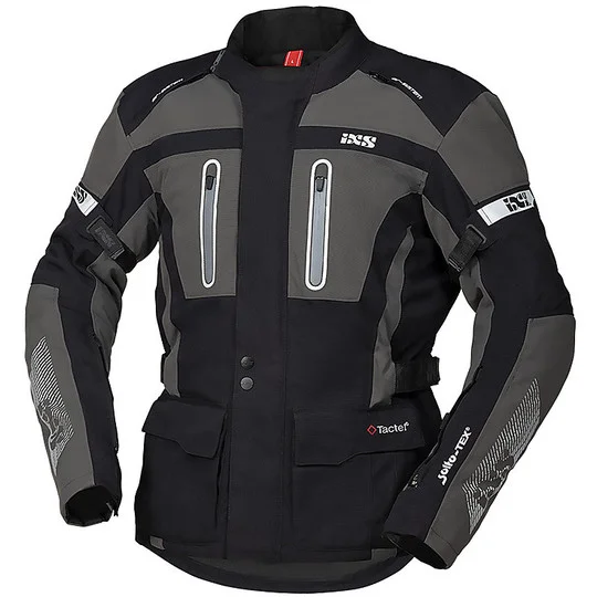 Miglior Prezzo Giacca Moto In Tessuto Impermeabile Ixs Tour PACORA-ST Nero Grigio