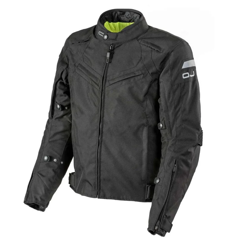 Giacca Moto in Tessuto OJ MOOD Nero Offerta