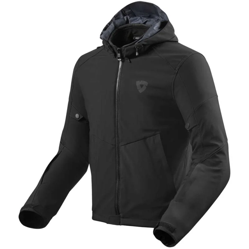 Giacca Moto In Tessuto Rev'it AFTERBURN H2O Nero Popolare