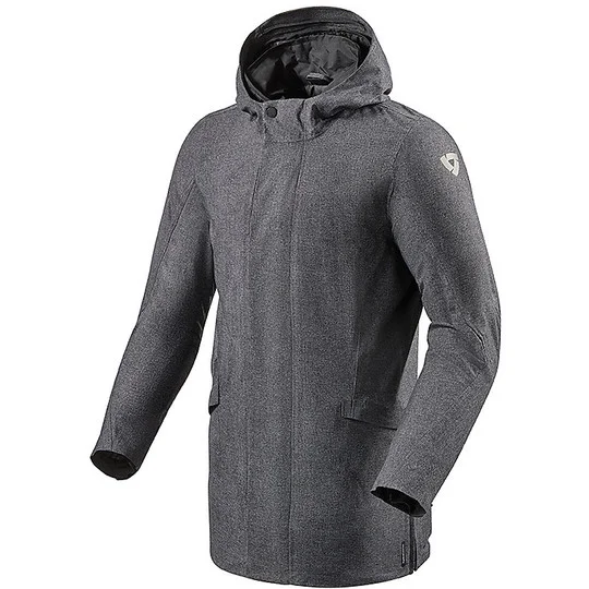 Giacca Moto In Tessuto Rev'it Broadway Grigio Scuro Di Tendenza