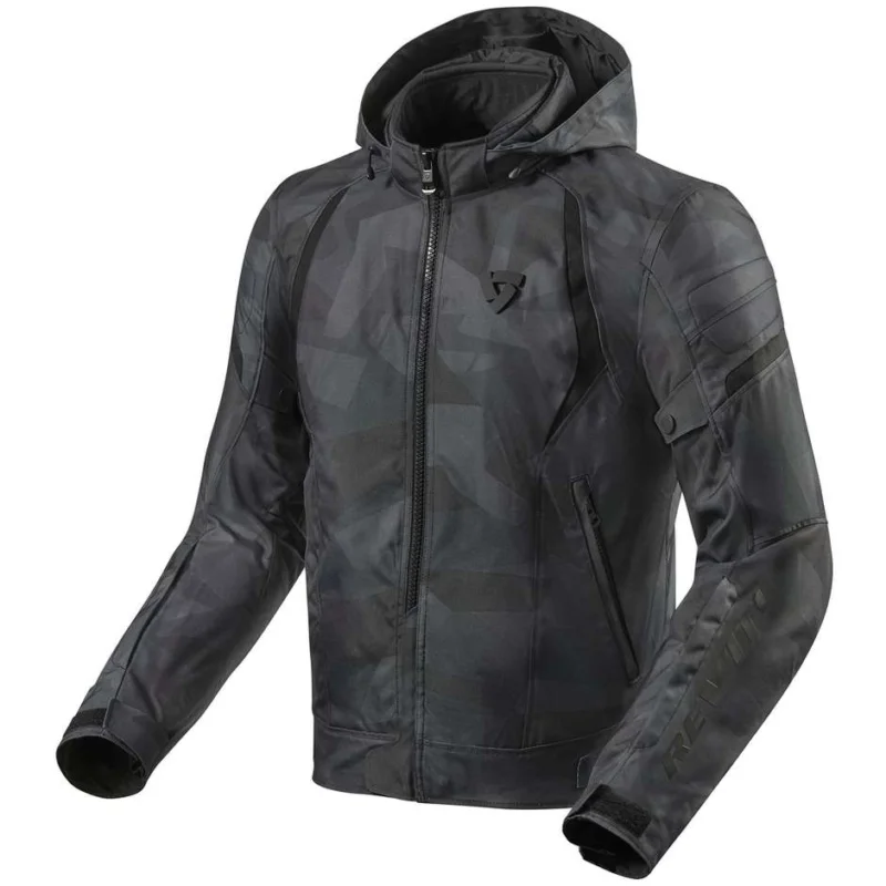 Bestseller Giacca Moto In Tessuto Rev'it FLARE 2 Mimetico Nero Grigio