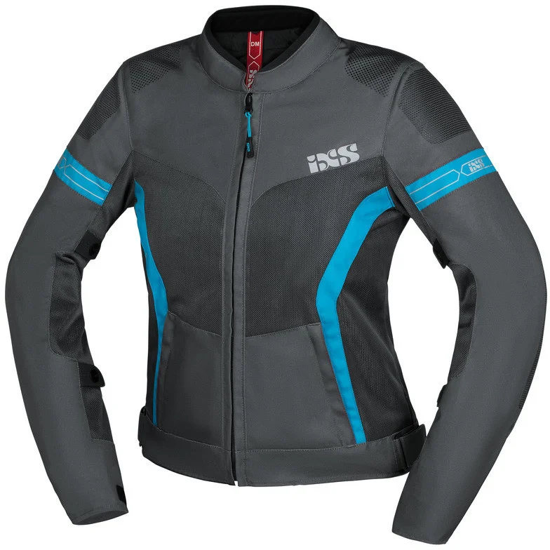 Scelto Dai Clienti Giacca Moto In Tessuto Sport Donna Trigonis-Air Grigio Turchese
