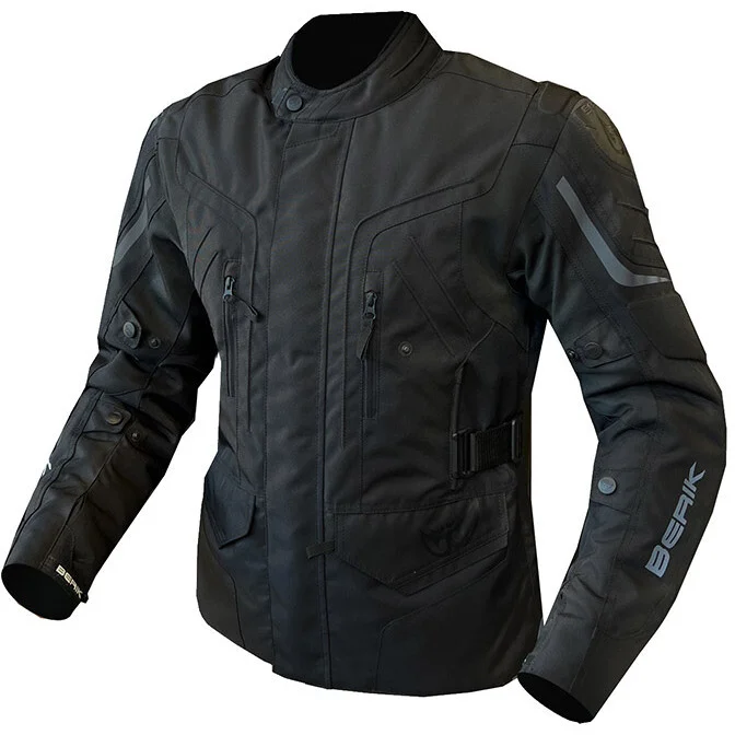 Giacca Moto in Tessuto Tecnico Berik 2.0 NJ-203331 Touring Black Label Soddisfatti O Rimborsati