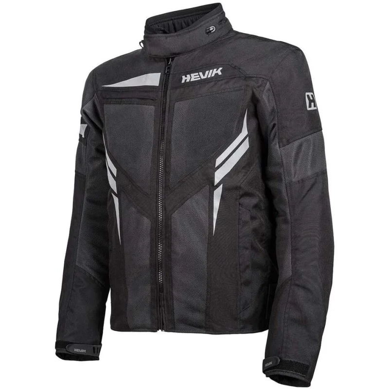 Giacca Moto In Tessuto Traforata Hevik IKARO Nero Giallo Fluo Miglior Prezzo