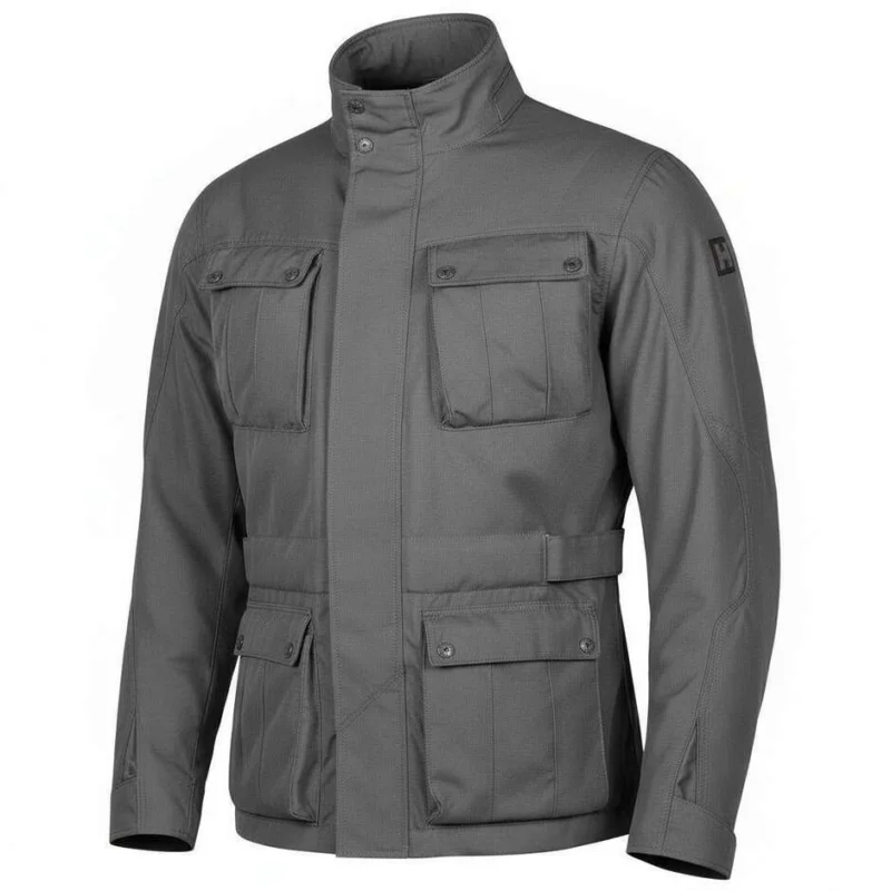 Giacca Moto In Tessuto Urban Hevik Asterope WB Grigio CE Economico